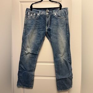 True Religion | Ricky Super T Straight Leg | 44x34